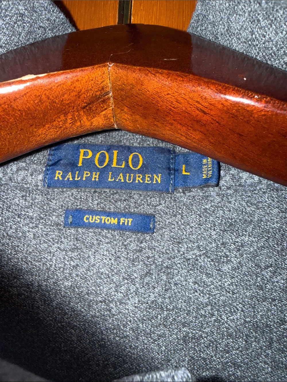 Polo by Ralph Lauren Men's Short-Sleeve Charcoal Heather Polo - Gray - Picture 2 of 4